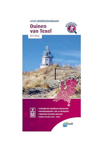Duinen van Texel (Den Burg) 1:33 000: Wandelregiokaart (Wandelregiokaarten)