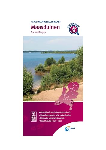 Maasduinen ( Nieuw-Bergen) 1:33 000: Wandelregiokaart (Wandelregiokaarten)