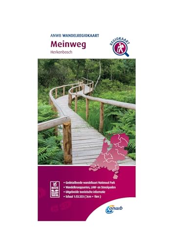 Meinweg. Herkenbosch. 1 : 33 000: Wandelregiokaart (Wandelregiokaarten) von ANWB Media Inside Sales