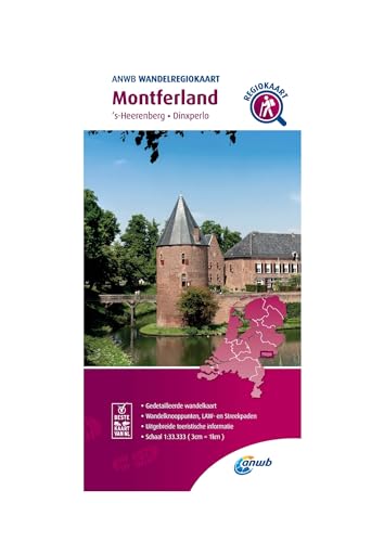 Montferland ('s-Heerenber/Dinxperlo): Wandelregiokaart (Wandelregiokaarten) von ANWB