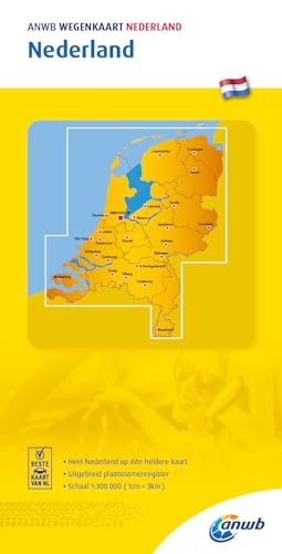 Netherlands road map (Wegenkaart) von ANWB BV, Netherlands