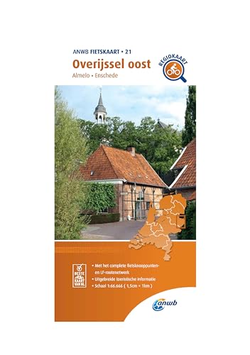 Overijssel oost (Almelo / Enschede) 1:66 000: Fietskaart mit Radwegen (Fietskaarten, Band 21)