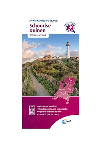 Schoorlse Duinen (Bergen / Schoorl) 1:33 000: Wandelregiokaart (Wandelregiokaarten) von ANWB Media Inside Sales