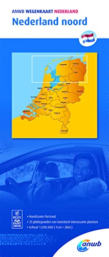 Straßenkarte Nord Nederland 1:200 000 (Wegenkaart)