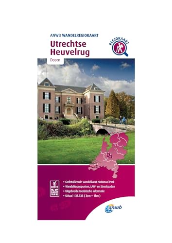 Utrechtse Heuvelrug (Doorn); .: Wandelregiokaart (Wandelregiokaarten) von ANWB