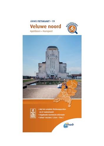 Veluwe noord (Apeldoorn / Nunspeet) 1 : 66 000: Fietskaart mit Radwegen (Fietskaarten, Band 19) von ANWB