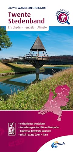 Wandel Twente Stedenband (Wandelregiokaarten) von ANWB