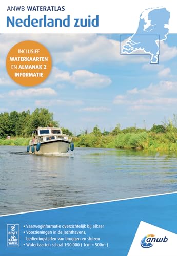Wateratlas Nederland Zuid: 1:50000 (ANWB wateratlas) von ANWB Media Inside Sales