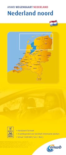 Wegenkaart Nederland noord: 1:200000 von ANWB Media Inside Sales