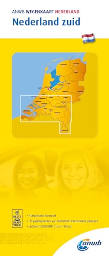 Wegenkaart Nederland zuid: 1:200000 von ANWB Media Inside Sales