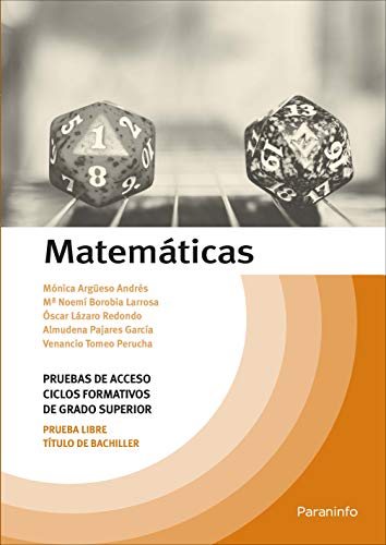 Matemáticas. Temario Pruebas de Acceso a Ciclos Formativos de Grado Superior von Ediciones Paraninfo, S.A