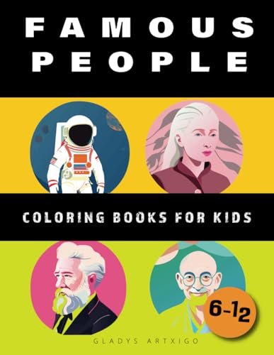 famous people coloring books for kids von Independently published