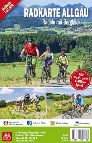 Radkarte Allgäu: Für Rad- und E-Bike-Spaß von AVA Agrar Verlag