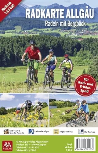 Radkarte Allgäu: Für Rad- und E-Bike-Spaß Radkarte Allgäu: Für Rad- und E-Bike-Spaß von AVA Agrar Verlag