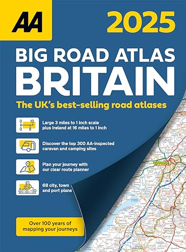 Aa Big Road Atlas Britain 2025 (Aa Road Atlas)