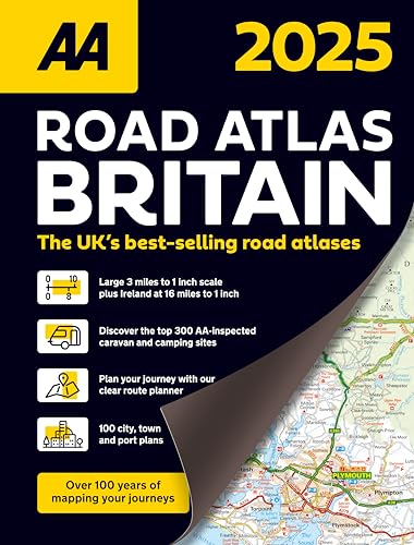 Road Atlas Britain 2025 (Aa Road Atlas)