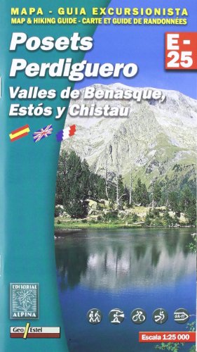Posets Perdiguero, Valles De Benasque Map and Hiking Guide 2012 (Mapa Y Guia Excursionista) von Alpina, Editorial, S.L.