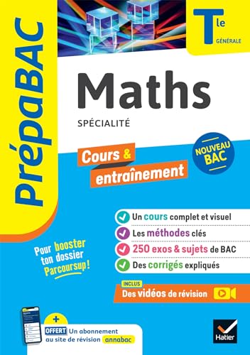 Prépabac Maths (spécialité) Tle générale - Bac 2024: nouveau programme de Terminale von HATIER