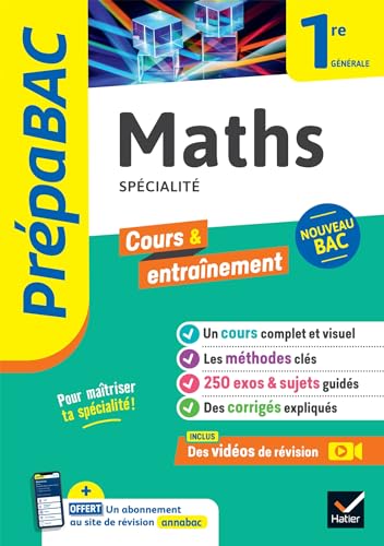 Prépabac Maths 1re générale (spécialité): nouveau programme de Première von HATIER