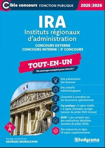 Concours des IRA – Thèmes d’actualité des politiques publiques d’État: Concours externe – Concours interne – 3e concours Concours des IRA – Thèmes d’actualité des politiques publiques d’État: Concours externe – Concours interne – 3e concours von STUDYRAMA