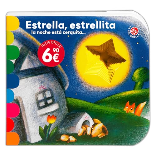 Estrella, estrellita, la noche está cerquita... (LIBROS CON AGUJEROS SPAGNA) von La Coccinella