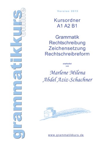 Kurs - Ordner: Kurs-Ordner für DEUTSCHKURS TeilnehmerInnen