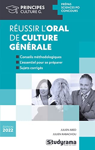 Réussir l'oral de culture générale von STUDYRAMA