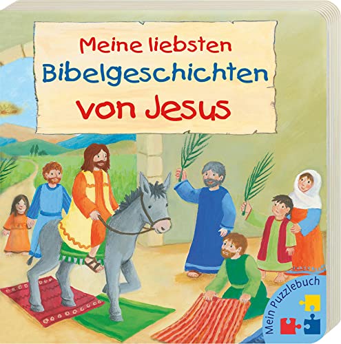 Mein Puzzlebuch: Meine liebsten Bibelgeschichten von Jesus: Pappbilderbuch mit 6 Puzzles mit je 6 Teilen von Deutsche Bibelges.