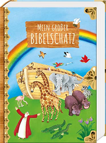 Mein großer Bibelschatz. Von der Schöpfung der Welt bis zu den Jesusgeschichten: Kinder ab 2 entdecken die Bibel. Ein buntes Vorlesebuch mit Bilderrätseln und Suchaufgaben. von Butzon & Bercker