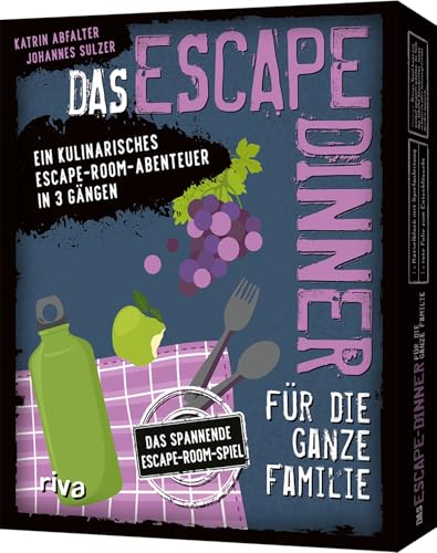 Das Escape-Dinner für die ganze Familie: Ein kulinarisches Escape-Room-Abenteuer in 3 Gängen. Geschenk für Eltern, Kinder, Fans von Escape Room, ... Geburtstag, Weihnachten, Spieleabend. Ab 8 J. Das Escape-Dinner für die ganze Familie: Ein kulinarisches Escape-Room-Abenteuer in 3 Gängen. Geschenk für Eltern, Kinder, Fans von Escape Room, ... Geburtstag, Weihnachten, Spieleabend. Ab 8 J. von Riva