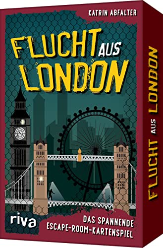 Flucht aus London: Das spannende Escape-Room-Kartenspiel. Das perfekte Geschenk für alle Escape-Room-Spiel-Fans. Im handlichen Kartenformat ideal für unterwegs. Ab 12 Jahren Flucht aus London: Das spannende Escape-Room-Kartenspiel. Das perfekte Geschenk für alle Escape-Room-Spiel-Fans. Im handlichen Kartenformat ideal für unterwegs. Ab 12 Jahren