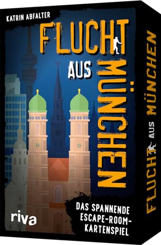 Flucht aus München: Das spannende Escape-Room-Kartenspiel. Tolles Geschenk für Fans von Escape Room, Rätsel, Krimi, True Crime. Zum Geburtstag, Weihnachten, Spieleabend. Ab 12 Jahren von RIVA