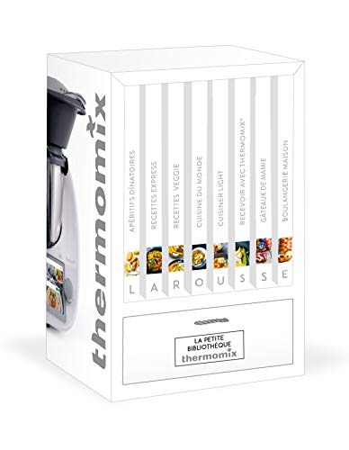 Petite Bibliothèque Thermomix: Coffret en 8 volumes : Apéritifs dînatoires ; Recettes express ; Recettes veggie ; Cuisine du monde ; Cuisiner light ; ... ; Gâteaux de Mamie ; Boulangerie maison von Larousse