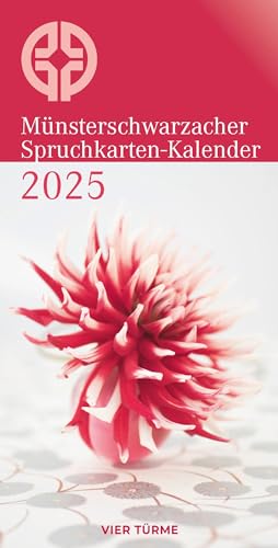 Münsterschwarzacher Spruchkarten-Kalender 2025 (Münsterschwarzacher Kalender) von Vier-Türme-Verlag