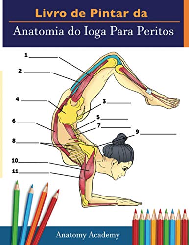 Livro de Pintar da Anatomia do Ioga Para Peritos: 50+ Exercícios Coloridos com Poses de Ioga Para Iniciantes | O Presente Perfeito Para Instrutores de Ioga, Professores e Entusiastas Livro de Pintar da Anatomia do Ioga Para Peritos: 50+ Exercícios Coloridos com Poses de Ioga Para Iniciantes | O Presente Perfeito Para Instrutores de Ioga, Professores e Entusiastas