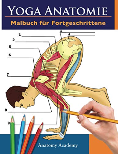 Yoga Anatomie Malbuch für Fortgeschrittene: 50+ Unglaublich Detailliertes Arbeitsbuch zum Selbsttest von Yoga Posen für Fortgeschrittene | Das ... für Yogalehrer, -lehrner und -begeisterte Yoga Anatomie Malbuch für Fortgeschrittene: 50+ Unglaublich Detailliertes Arbeitsbuch zum Selbsttest von Yoga Posen für Fortgeschrittene | Das ... für Yogalehrer, -lehrner und -begeisterte