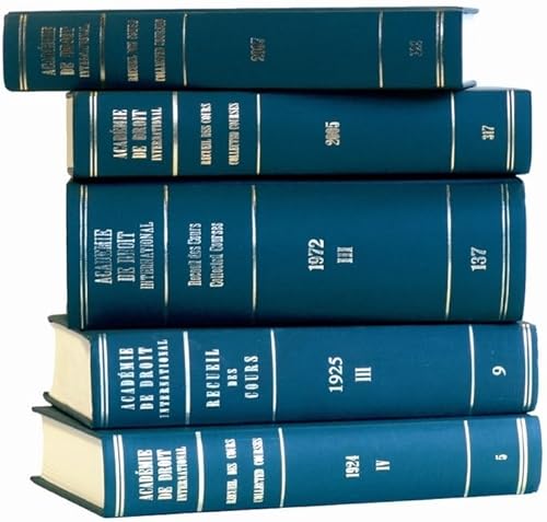 Recueil Des Cours / Collected Courses: Collected Courses of the Hague Academy of International Law 2023 (Recueil Des Cours, 430)
