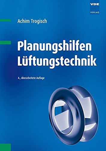 Planungshilfen Lüftungstechnik von Vde Verlag Gmbh