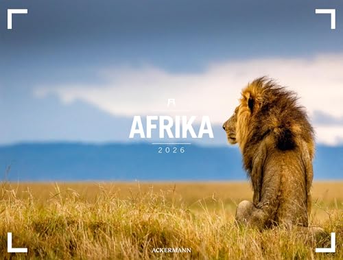 Afrika Gallery Kalender 2026 | Bildgewaltiger Afrika-Kalender im großen Querformat (66x50 cm) | Tiere und Landschaft im Großformat von "Ackermann Kunstverlag"