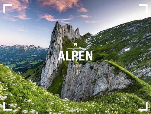 Alpen Gallery Kalender 2026 | Bildstarker Berge-Kalender im großen Querformat (66x50 cm) | Berge und Natur im Großformat von "Ackermann Kunstverlag"