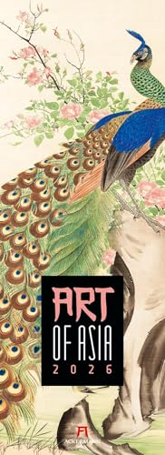 Art of Asia Kalender 2026 | Stilvoller Asien-Kalender im schlanken Hochformat (24x66 cm) | Japanische Farb-Holzschnitte | Ukiyo-e von "Ackermann Kunstverlag"