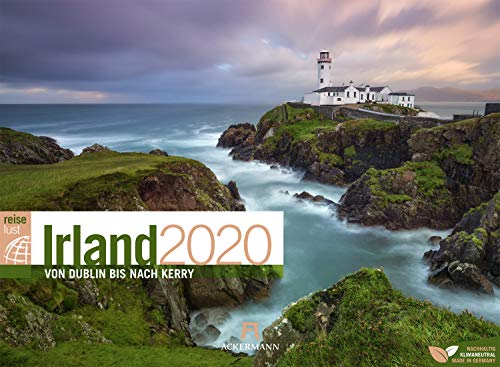 Irland ReiseLust 2020, Wandkalender im Querformat (45x33 cm) - Natur- und Reisekalender mit Monatskalendarium von Ackermann Kunstverlag