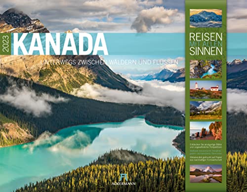 Kanada Kalender 2023, Wandkalender im Querformat (54x42 cm) - Natur- und Reisekalender von Ackermann Kunstverlag