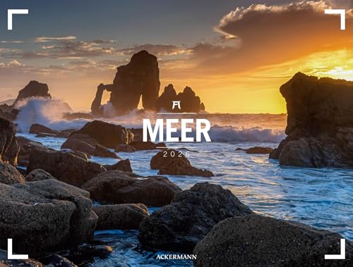 Meer Gallery Kalender 2026 | Außergewöhnlicher Meeres-Kalender im großen Querformat (66x50 cm) | Küste und Strand im Großformat von "Ackermann Kunstverlag"