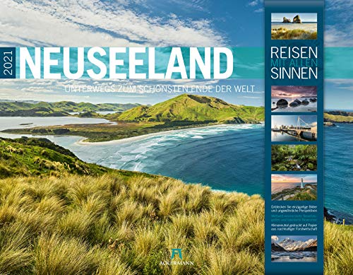 Neuseeland Kalender 2021, Wandkalender im Querformat (54x42 cm) - Natur - und Reisekalender