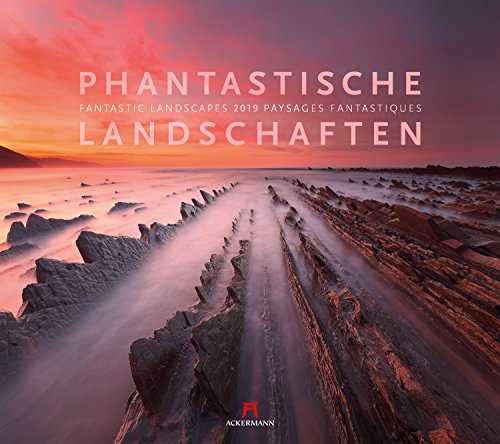 Phantastische Landschaften 2019, Wandkalender im Querformat (54x48 cm) - Landschaftskalender / Naturkalender mit Monatskalendarium