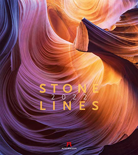 Stonelines Kalender 2022, Wandkalender im Hochformat (48x54 cm) - Naturkalender Geologie, Steine und Strukturen