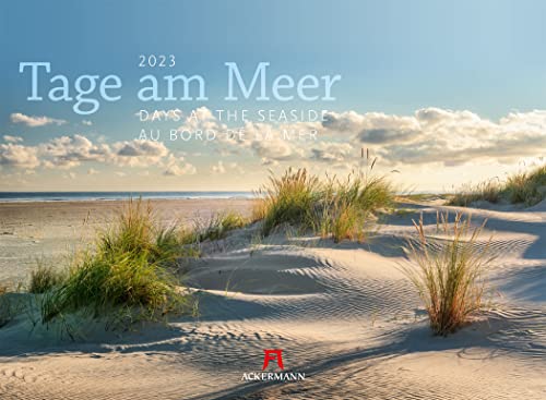 Tage am Meer Kalender 2023, Wandkalender im Querformat (45x33 cm) - Landschaftskalender / Naturkalender, Küsten und Strände in Deutschland