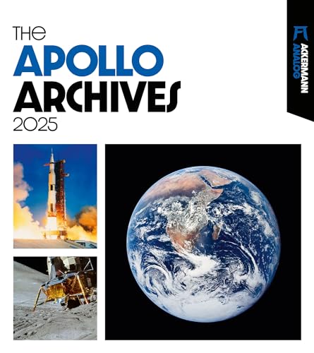 The Apollo Archives - Analog Kalender 2025 - Hochwertiger Apollo-Kalender im großen Hochformat (48x54 cm) - Raumfahrt-Kalender, NASA, Technologie, Retro