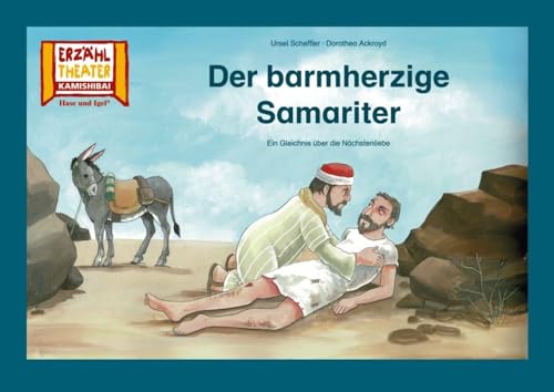Der barmherzige Samariter / Kamishibai Bildkarten: 7 Bildkarten für das Erzähltheater von Hase und Igel Verlag